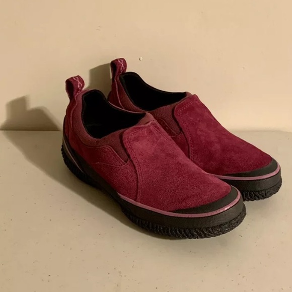 LL Bean comfort suede moc slip on womens walking hiking shoes SZ 7M - Picture 3 of 11